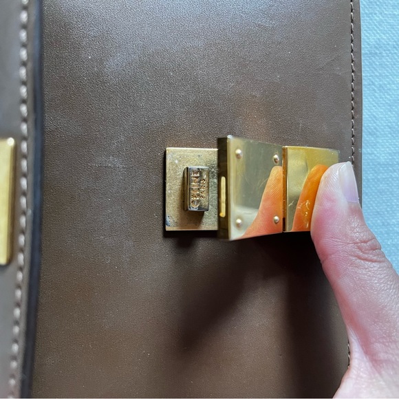 CELINE Box Bag (Small size) in Brown/Tan color - Picture 11 of 11